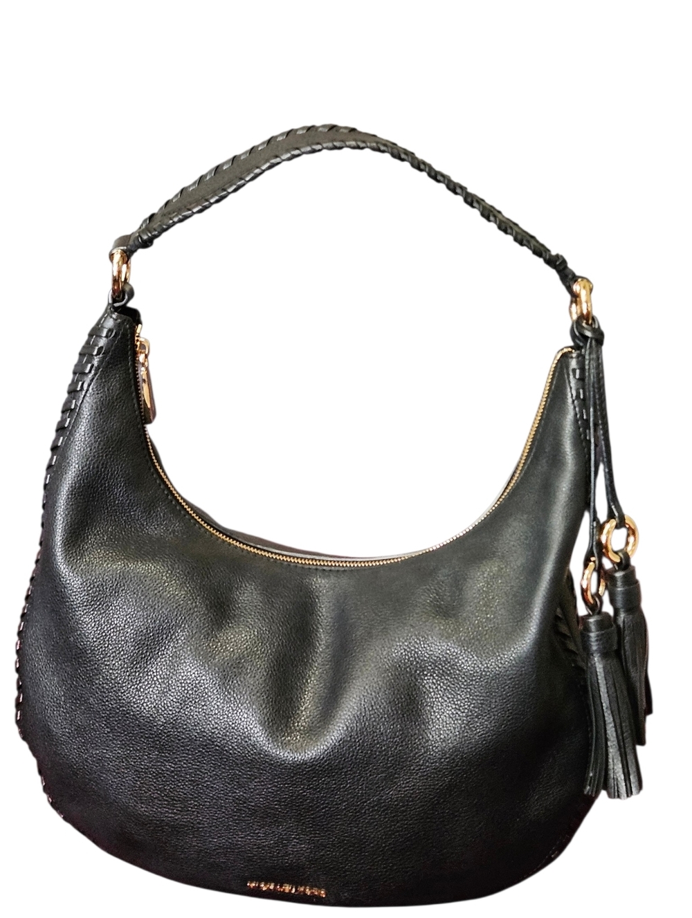 Michael Kors Lauryn Large Hobo Shoulder Bag - Black Leather ~ EUC
